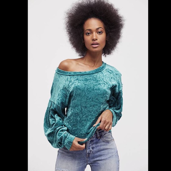Free People Tops - 🔮MOVING SALE!!🔮 FREE PEOPLE velvet top